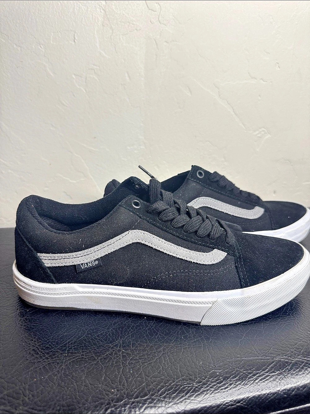 Vans Pro BMX Slip-On? BMX Sneakers Black & White US 8 AS